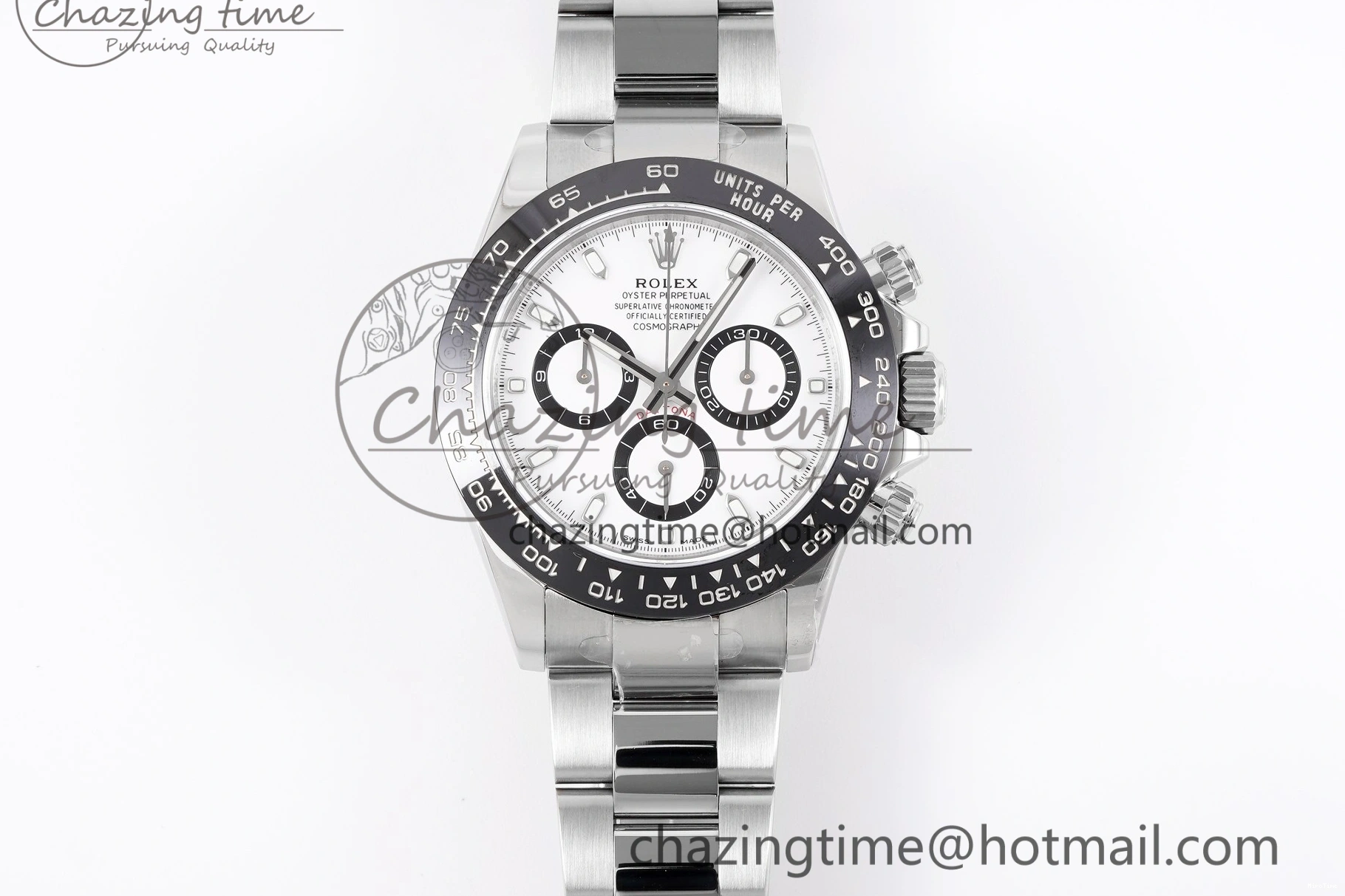 MiroTime 0108 Stretchable Daytona 116500 KING 1:1 Best Edition White Dial on SS Bracelet SH 1911